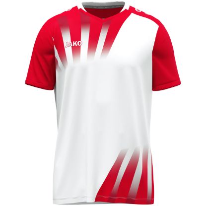 Afbeeldingen van Shirt Vintage KM wit/rood